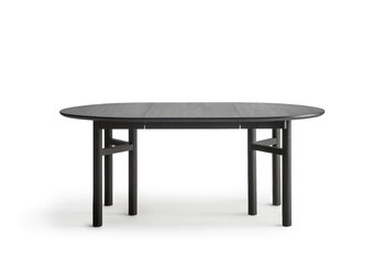 Wooden SJL Tisch, ausziehbar, 120–180 cm, Buche schwarz