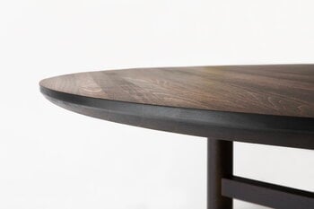 Wooden Tavolo allungabile SJL, 120-180 cm, faggio affumicato