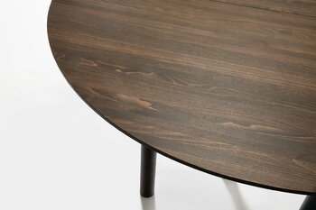 Wooden Table extensible SJL, 120-180 cm, hêtre fumé