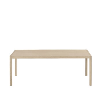 Muuto Table Workshop, 200 x 92 cm, chêne - placage chêne