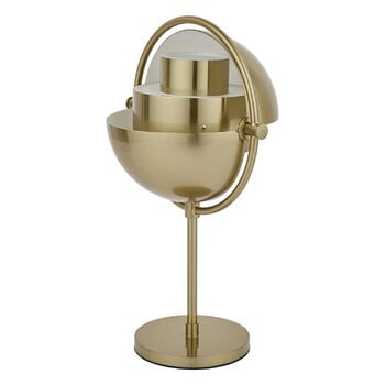 GUBI Multi-lite portable table lamp, brass - brass