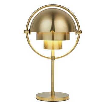 GUBI Multi-lite portable table lamp, brass - brass