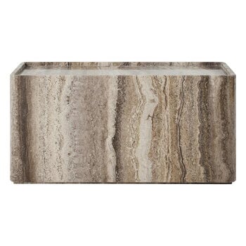 GUBI Pietra side table, 30 x 80 x 40 cm, sepia travertine, extra image