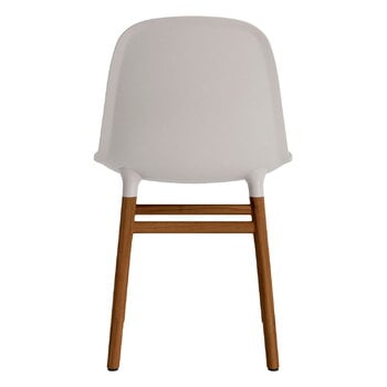 Normann Copenhagen Form chair, warm grey - walnut