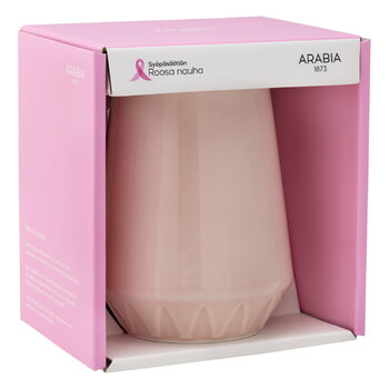 Arabia Vase Ilona, 13 cm, Ruban Rose