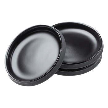 Vaidava Ceramics Eclipse snack plate 11,5 cm, 3 pcs, black