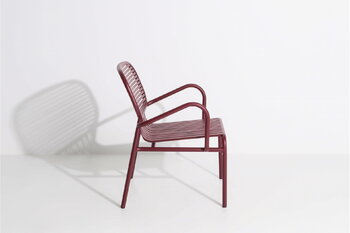 Petite Friture Week-end lounge chair, burgundy