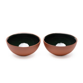 Vaidava Ceramics Earth bowl 0,4 L, moss green, extra image