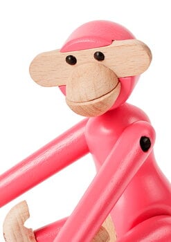 Kay Bojesen Denmark Puinen apina, mini, pinkki, tuotteen lisäkuva