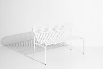 Petite Friture Week-end bench, white