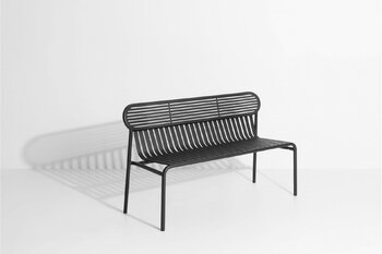 Petite Friture Week-end bench, black