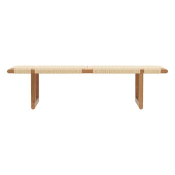 Carl Hansen & Søn BM0489L Table Bench, long, chêne huilé - cordon de papier