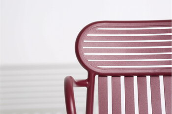 Petite Friture Week-end bridge chair, burgundy