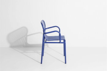 Petite Friture Week-end käsinojallinen tuoli, sininen