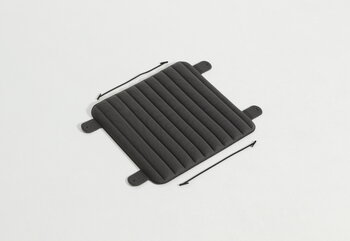 Petite Friture Week-end seat cushion, large, anthracite