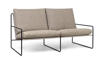 ferm LIVING Desert 2-seater sofa, black - dark sand Dolce, extra image