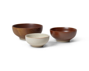 ferm LIVING Midi bowls, set of 3, multicolour