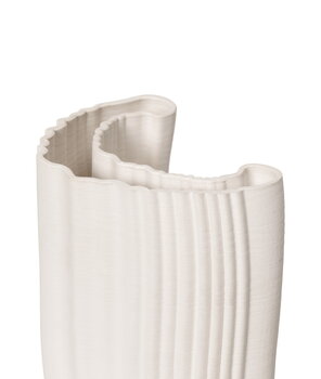 ferm LIVING Vase Moiré, blanc cassé