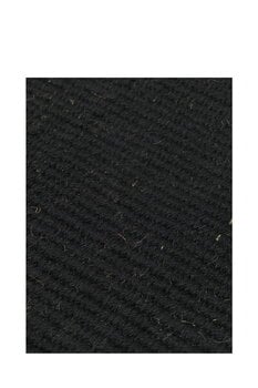 ferm LIVING Block Runner matto, 80 x 200 cm, musta - luonnonvärinen
