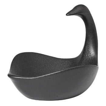 ferm LIVING Swan Tischdekoration, schwarz, extrabild