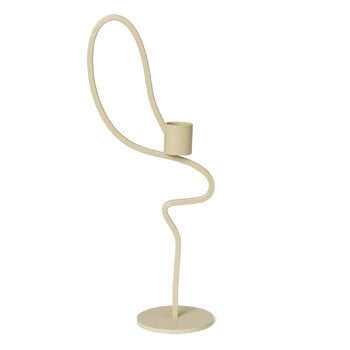 ferm LIVING Portacandela Valse, alto, cashmere, immagine extra