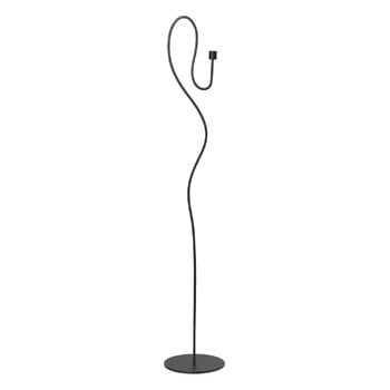 ferm LIVING Valse floor candle holder, black, extra image