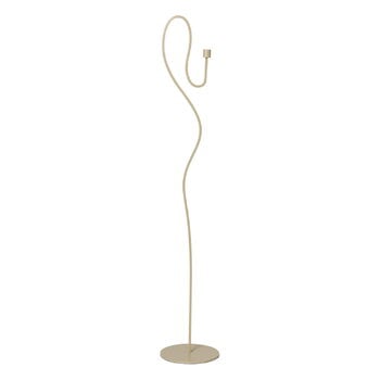 ferm LIVING Valse floor candle holder, cashmere, extra image