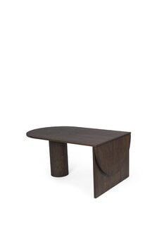 ferm LIVING Pylo extendable dining table, dark stained oak, extra image