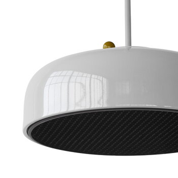 PLEASE WAIT to be SEATED Podgy pendant lamp, ash grey, extra image