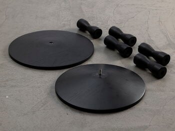 Design House Stockholm Pedestal sidetable, black