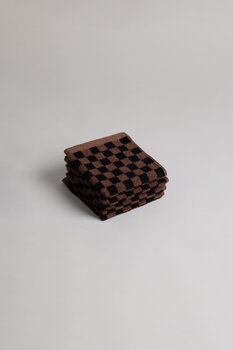 Baina Face cloth Quill, 30 x 30 cm, tabac - noir, extra image