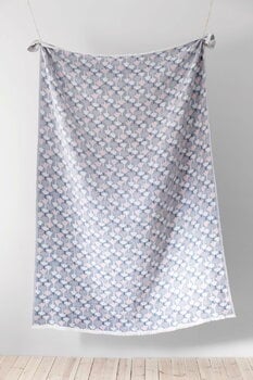 Lapuan Kankurit Tulppaani blanket, 130 x 180 cm, rose - blue