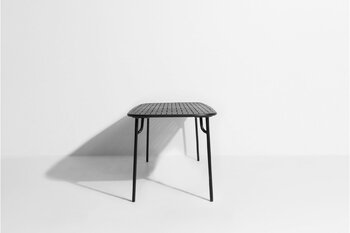 Petite Friture Table Week-end, 85 x 180 cm, noir