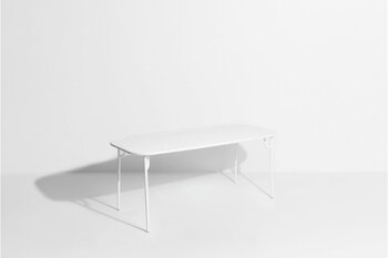 Petite Friture Week-end Tisch, 85 x 180 cm, weiß