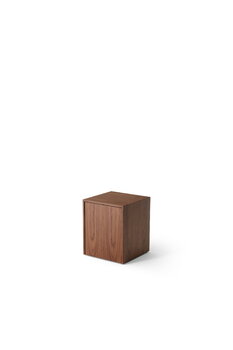 New Works Mass side table with drawer, walnut