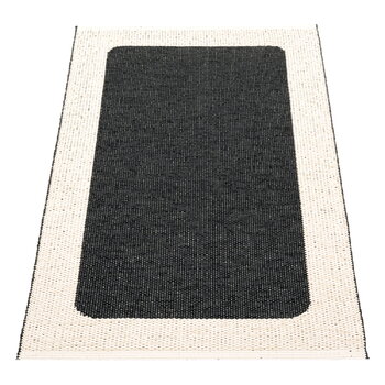 Pappelina Tapis Ilda, 70 x 120 cm, noir - vanille