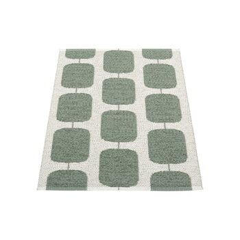 Pappelina Tapis Sten, 70 x 100 cm, vert militaire - gris clair