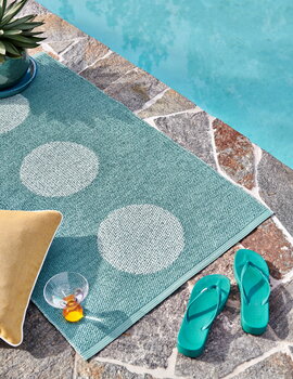 Pappelina Vera Pop matto, 70 x 120 cm, jade - pale turquoise, tuotteen lisäkuva