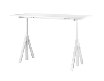 String Furniture String Works height adjustable work desk, 180 cm, white, extra image