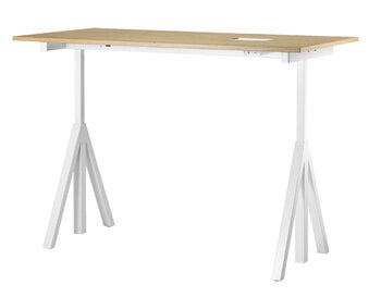 String Furniture String Works height adjustable table 160 cm, oak