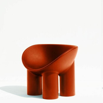 Driade Roly Poly armchair, red brick