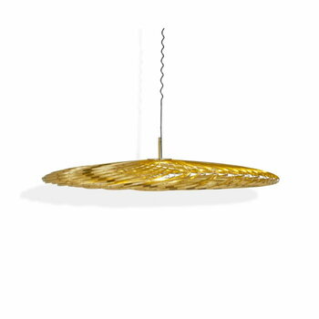 Tom Dixon Spring LED pendant, large, brass