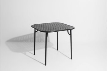 Petite Friture Week-end table, 85 x 85 cm, black