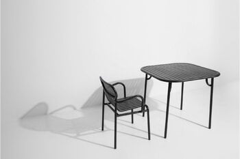 Petite Friture Week-end pöytä, 85 x 85 cm, musta
