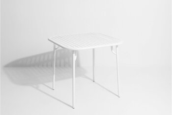Petite Friture Week-end pöytä, 85 x 85 cm, valkoinen
