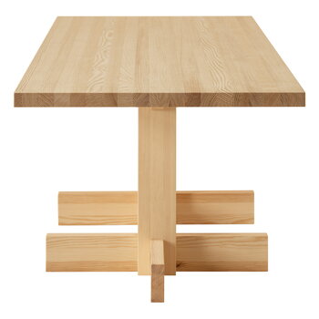 Vaarnii Table à manger rectangulaire 001, 160 cm, pin