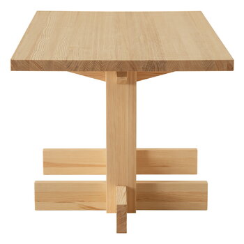Vaarnii Table à manger rectangulaire 001, 160 cm, pin