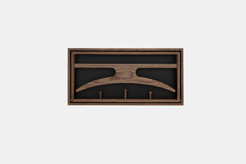 Klassik Studio The Hanger coat rack, smoked oak - matt black