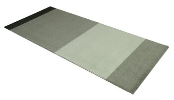 Tica Copenhagen Stripes horizontal matto, 90 x 200 cm, vihreä