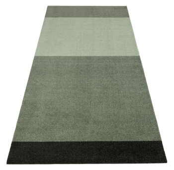 Tica Copenhagen Stripes horizontal matto, 90 x 200 cm, vihreä